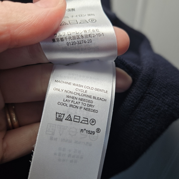 Lauren Ralph Lauren Sweater Knit Blazer Notch Collar 3 Button Old Money Size XL - Picture 10 of 11